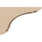 Ekena Millwork 3"W x 9"D x 6"H Classic Olympic Rough Cedar Woodgrain TimberThane Corbel, Primed Tan CORUR03X09X06OLYRCPR - alternate 6